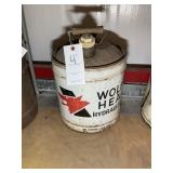 WOLFS HEAD HYDRAULIC OIL 5 GALLON CAN
