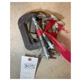 GROUP OF SMALL C CLAMPS