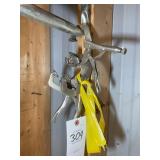 GROUP OF 4 SMALL ADJUSTABLE METAL CLAMPS