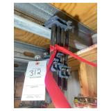 GROUP OF SMALL BAR CLAMPS