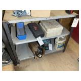 3 TIER METAL SHELF 36 IN X 18 IN X 30 IN, NO CONTE