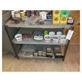 3 TIER METAL SHELF 36 IN X 18 IN X 30 IN, NO CONTE