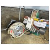 7-1/4 IN SKILL SAW AND CENTRAL MACHINERY BELT SAND
