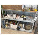 3 TIER METAL STORAGE SHELF, NO CONTENTS, 48 IN X 1
