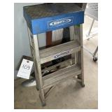 WERNER ALUMINUM STEP LADDER, 2 FT