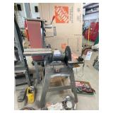 UNITED BY NEW CORP BELT SANDER-GRINDER ON STAND MO