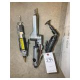 GROUP OF PNEUMATIC TOOLS, METAL SAW, AIR BELT SAND