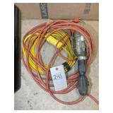GROUP INCLUDING TWO DROP CORDS AND WORK LIGHT