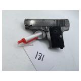 SPANISH LOOKING GLASS POCKET PISTOL 6.35 CAL, SN