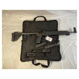 KELTEC SUB 2000 .9MM CAL RIFLE, SN EAS62, 16 IN