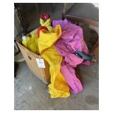GROUP OF COVERALLS, APPEAR TO BE SIZE S/M, 44, AND
