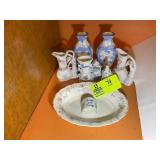 GROUP OF ASSORTED SMALL VASES, AND BOWL