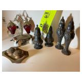 GROUP OF SALT AND PEPPER SHAKERS