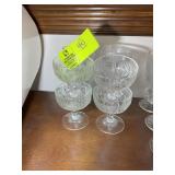 GROUP OF JEANNETTE GLASS CO IRIS AND HERING BONE,