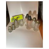 GROUP OF SALT AND PEPPER SHAKERS