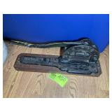 ANTIQUE CAST IRON BROWNS MULE TOBACCO CUTTER, R.J.