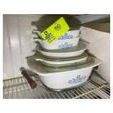 GROUP OF CORNING WARE DISHES