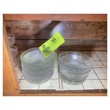 GROUP OF JEANNETTE GLASS BOWLS AND OTHER GLASS SHE