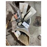 BUCKET WITH TOOLS AND CASTERS