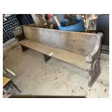 CHURCH PEW APPROX 9 FT LONG