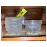 GROUP OF JEANNETTE GLASS BOWLS AND OTHER GLASS SHE