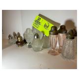 GROUP OF SALT AND PEPPER SHAKERS