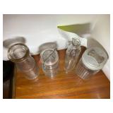 GROUP OF JARS INCLUDING, VALENTINES, PRESTO JAR GL