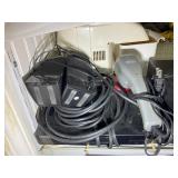 MISC ELECTRONICS AND KITCHEN ITEMS, SPEAKER, DVD P
