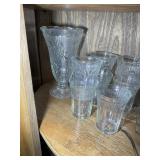 THIRD SHELF OF BOW FRONT CABINET INCLUDING, JEANNE