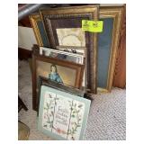 GROUP OF FRAMED PICTURES, POSTERS, WALL ART, VARIO