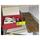 VIEW MASTER WITH SLIDES AND WOODEN WALL PLACK