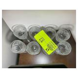 GROUP OF JEANNETTE GLASS CO IRIS AND HERING BONE,