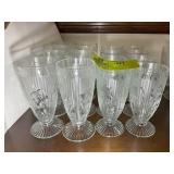 GROUP OF JEANNETTE GLASS CO IRIS AND HERING BONE,