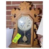 GROUP INCLUDING WOOD MANTLE CLOCK 22.5 IN, ANGEL L