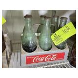 METAL COKE 6 PACK DRINK CARRIER WITH COKE BOTTLES