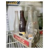 METAL COKE 6 PACK DRINK CARRIER WITH ASSORTED BOTT