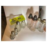 GROUP OF SALT AND PEPPER SHAKERS