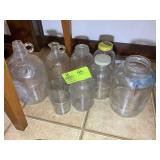 GROUP OF ASSORTED JARS AND JUGS