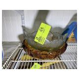 GROUP OF GLASS CENTERPIECE BOWLS