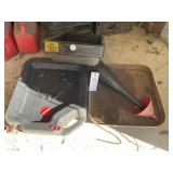 GROUP OF OIL DRAIN PANS