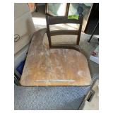 VINTAGE WOODEN CHILDS DESK