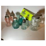 GROUP OF SALT AND PEPPER SHAKERS