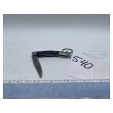 XROSSROADS CUTLERY HANDMADE DAMASCUS STEEL FOLDING