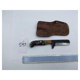 XROSSROADS CUTLERY HANDMADE STEEL FIXED BLADE KNIF