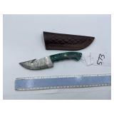 XROSSROADS CUTLERY HANDMADE DAMASCUS STEEL FIXED B