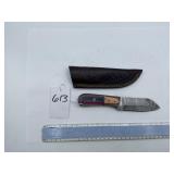 XROSSROADS CUTLERY HANDMADE DAMASCUS STEEL FIXED B