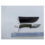 XROSSROADS CUTLERY HANDMADE DAMASCUS STEEL FIXED B