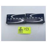 2 BOXES LAWMAN AMMUNITION 45 AUTO 230 GR TMJ