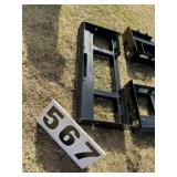 Pallet Fork Frame WOLVERINE MODEL PFF2-13-45W UNUS