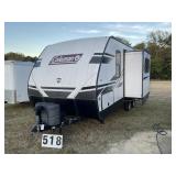 COLEMAN LITE 1805 RB CAMPER WITH HITCH, POWER CORD
